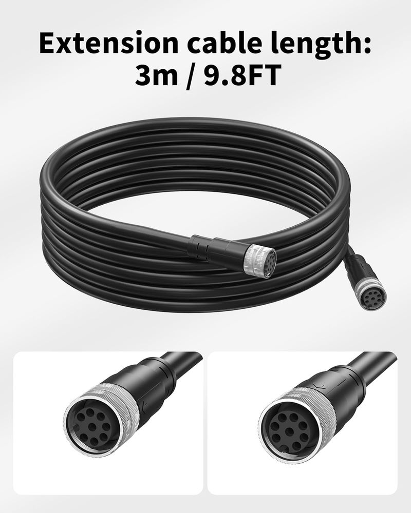 VASTHOME for Humminbird 720073-2 AS EC 15E - 10ft Ethernet Cable, Fit with Helix 15, 12, 10, 9, 8, 7, APEX 19, 16, 13, Xplore 12, 10, 9, Solix (15, 12, 10) G3, Onix, Ion, and 11, 9, 8, 7xxci Models - Image 3